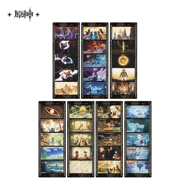 Genshin Impact Earthly Glimpses Series Film Strip Style Bookmark Set (ONLINE ORDER ONLY)