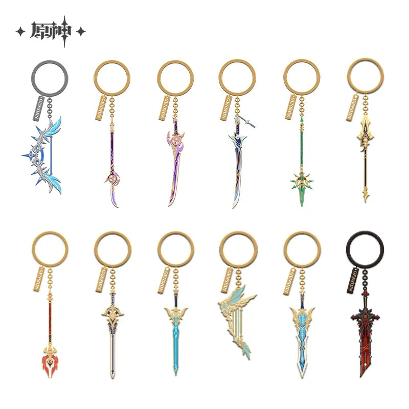 Genshin Impact Epitome Invocation Weapons Metal Pendant (ONLINE ORDER ONLY)