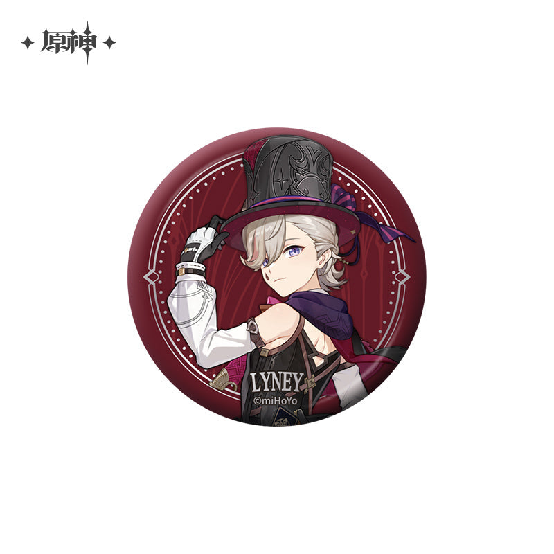 Genshin Impact Fatui Character Badge (ONLINE ORDER ONLY)