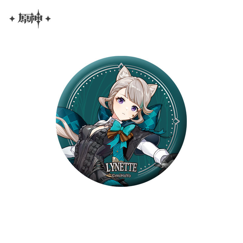 Genshin Impact Fatui Character Badge (ONLINE ORDER ONLY)
