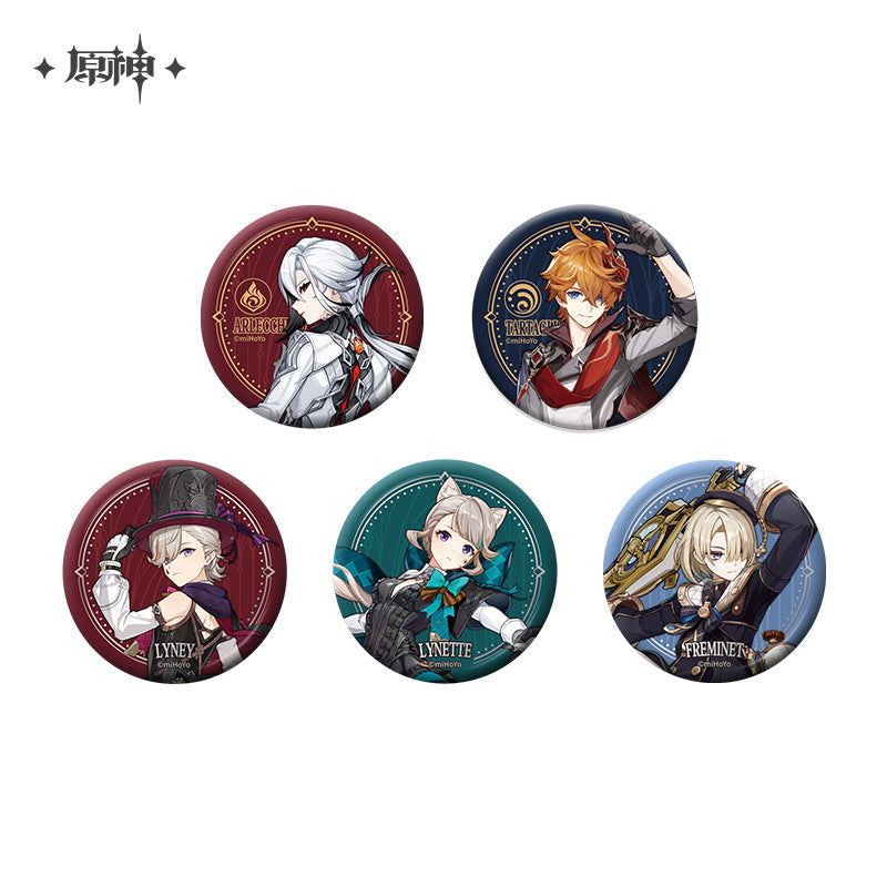 Genshin Impact Fatui Character Badge (ONLINE ORDER ONLY)