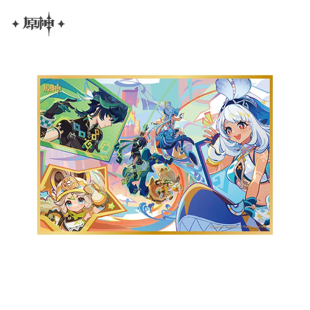 Genshin Impact Floating World Under the Moonlight Series Acrylic Shikishi Card Board (ONLINE ORDER ONLY)