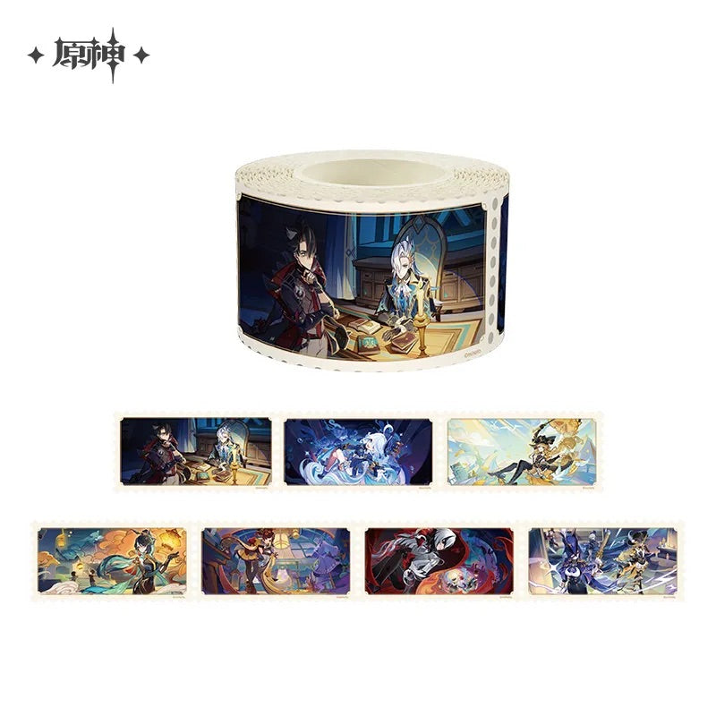 Genshin Impact Floating World Under the Moonlight Series Washi Tape (ONLINE ORDER ONLY)