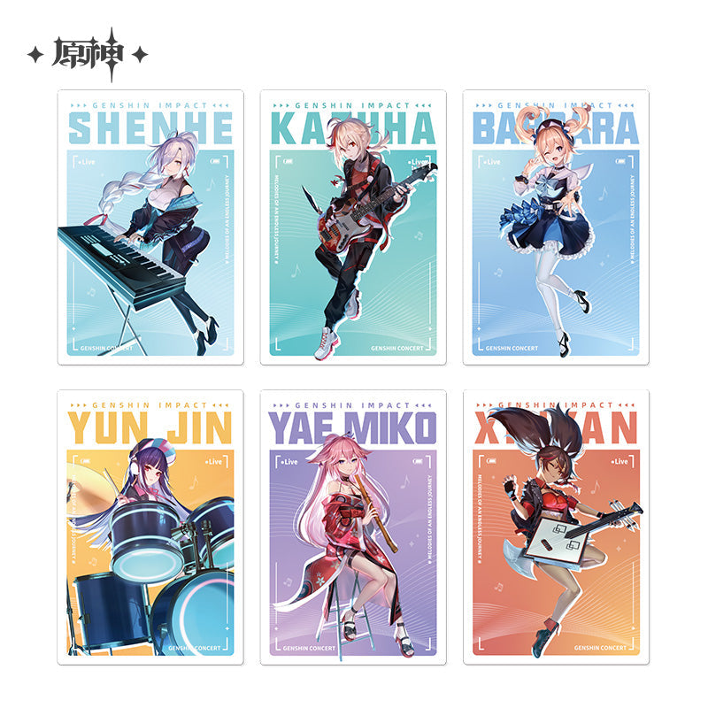 Genshin Impact Genshin Concert 2022 Series Postcard (ONLINE ORDER ONLY)