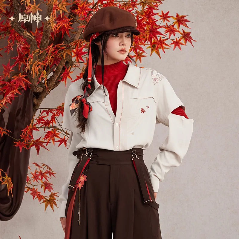 Kaedehara Kazuha Theme Impression Series Long-sleeved Shirt (ONLINE ORDER ONLY)