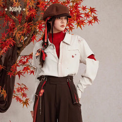 Kaedehara Kazuha Theme Impression Series Long-sleeved Shirt (ONLINE ORDER ONLY)