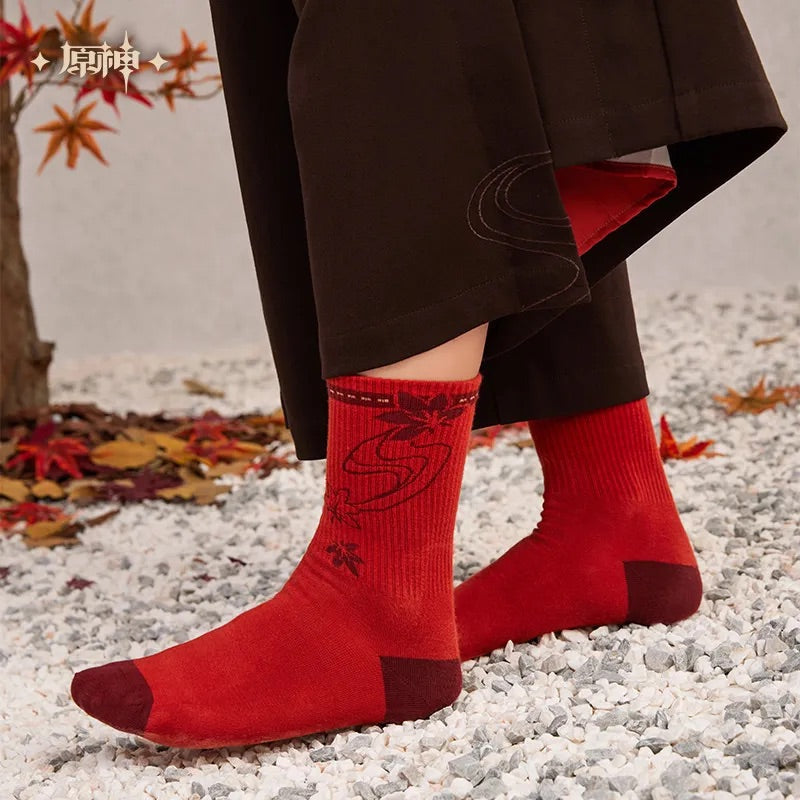 Kaedehara Kazuha Theme Impression Series Mid-length Socks Set (ONLINE ORDER ONLY)