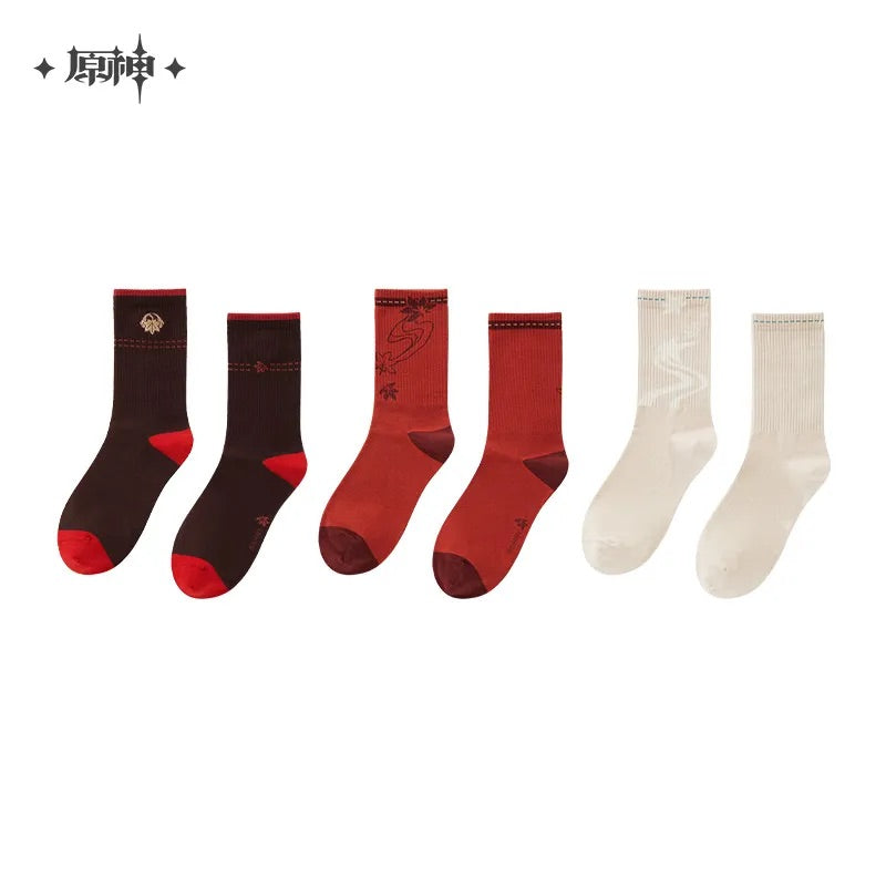 Kaedehara Kazuha Theme Impression Series Mid-length Socks Set (ONLINE ORDER ONLY)