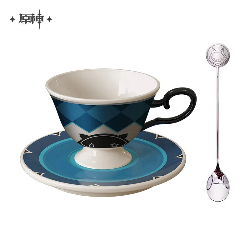 Genshin Impact Magic Show Series Lyney Impression Afternoon Tea Cup & Saucer Set (ONLINE ORDER ONLY)