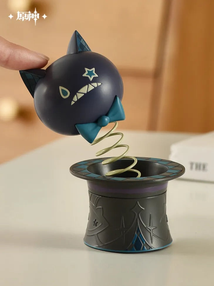 Genshin Impact Magic Show Series Lyney Weird Smile Fun Toys Hat Hat Cat Happy Shaked (ONLINE ORDER ONLY)