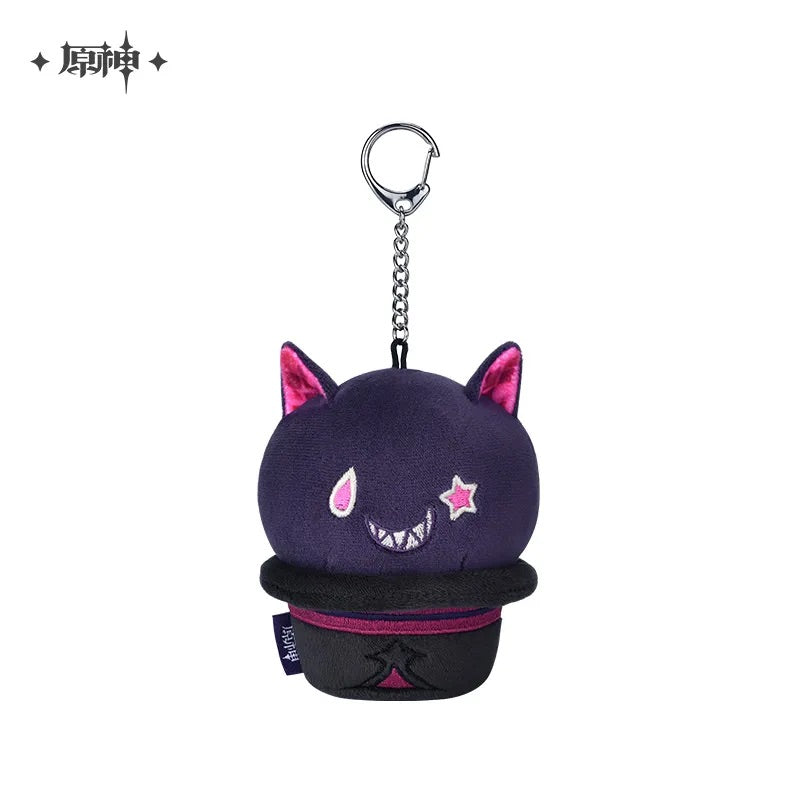 Genshin Impact Magic Show Series Lyney Weird Smile Fun Toys Hat Hat Cat Slow Rebound Plush Keychain (ONLINE ORDER ONLY)