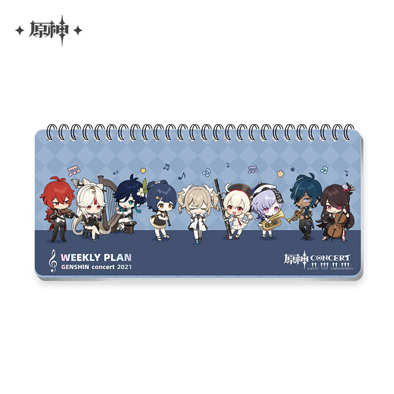 Genshin Impact Melodies of an Endless Journey Weekly Planner (ONLINE ORDER ONLY)