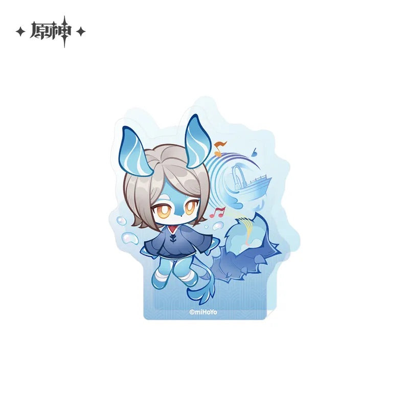 Genshin Impact Offline Store Theme Series Melusine Chibi Thick Acrylic Ornaments (ONLINE ORDER ONLY)