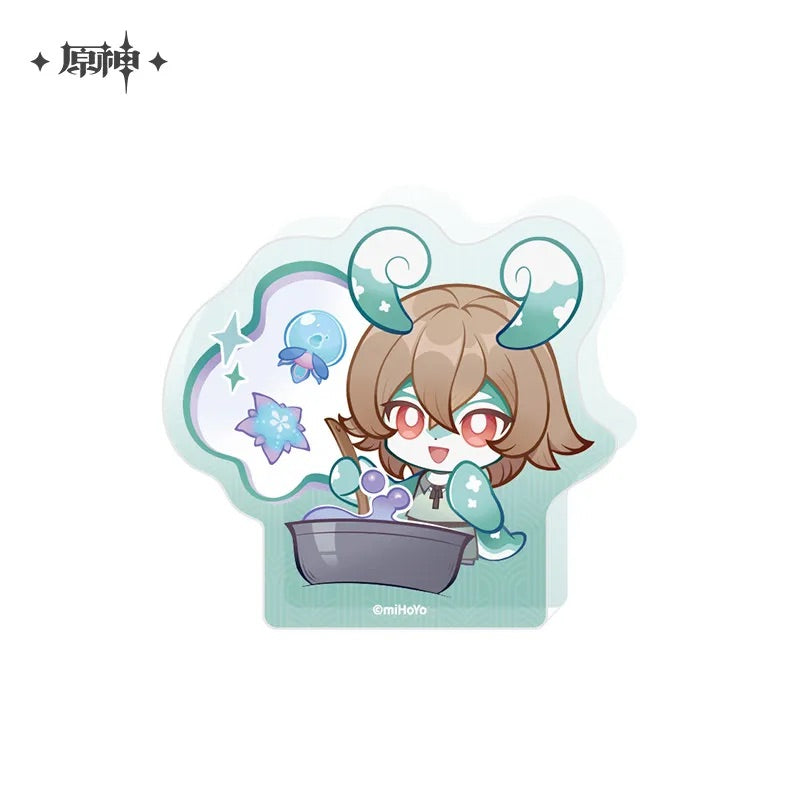 Genshin Impact Offline Store Theme Series Melusine Chibi Thick Acrylic Ornaments (ONLINE ORDER ONLY)