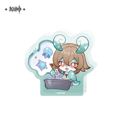 Genshin Impact Offline Store Theme Series Melusine Chibi Thick Acrylic Ornaments (ONLINE ORDER ONLY)