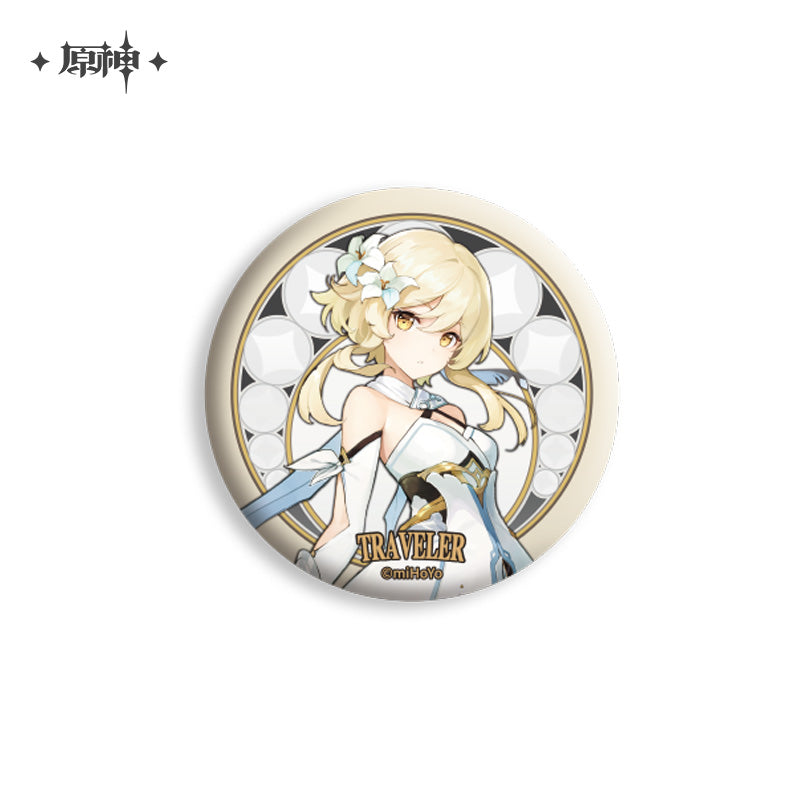 Genshin Impact Traveler Character Badge (ONLINE ORDER ONLY)