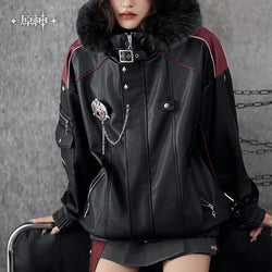 Wriothesley Theme Impression Series Quilted PU Hooded Jackets (ONLINE ORDER ONLY)