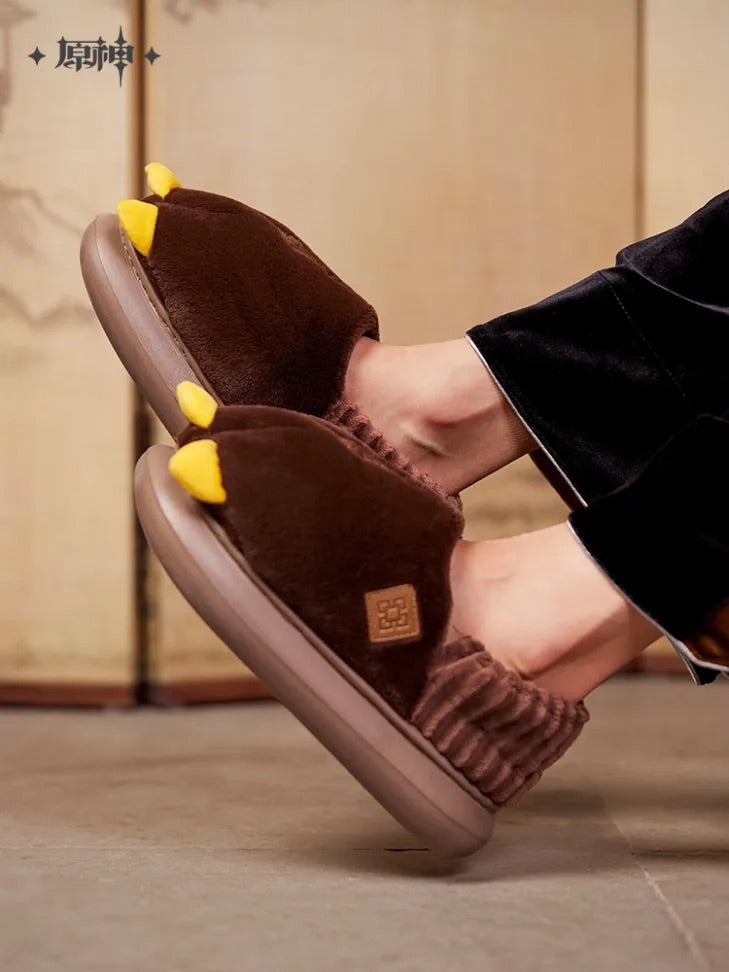 Genshin Impact Zhongli Theme Impression Series Exuvia Plush House Slippers (ONLINE ORDER ONLY)