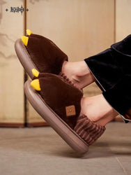 Genshin Impact Zhongli Theme Impression Series Exuvia Plush House Slippers (ONLINE ORDER ONLY)