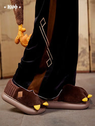 Genshin Impact Zhongli Theme Impression Series Exuvia Plush House Slippers (ONLINE ORDER ONLY)