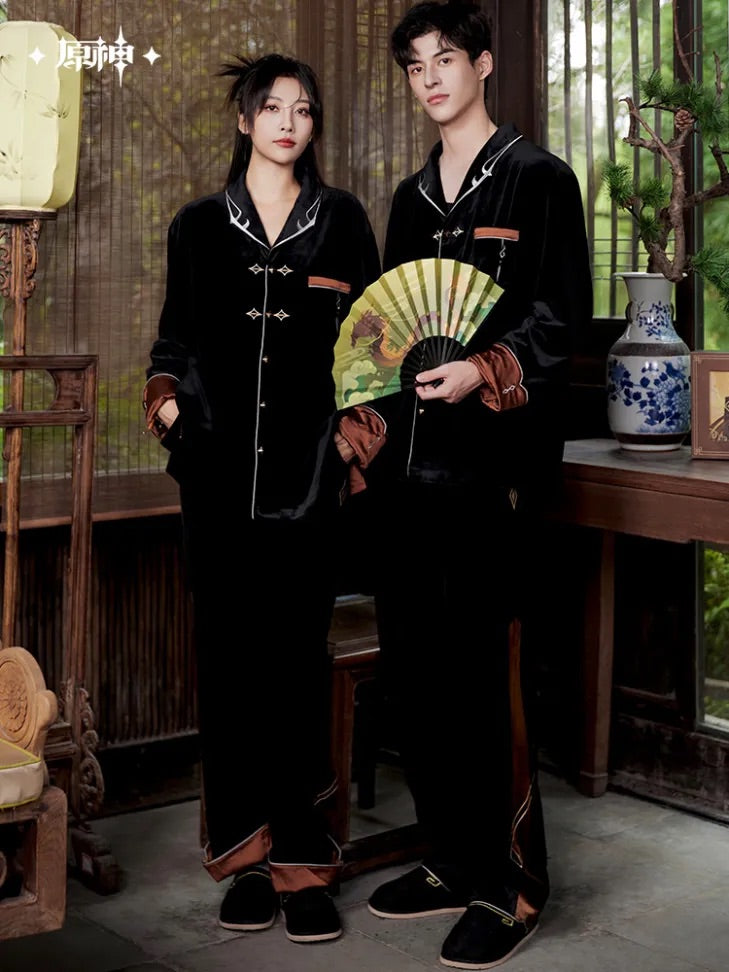 Zhongli Theme Impression Series Velvet Pajama Set (ONLINE ORDER ONLY)