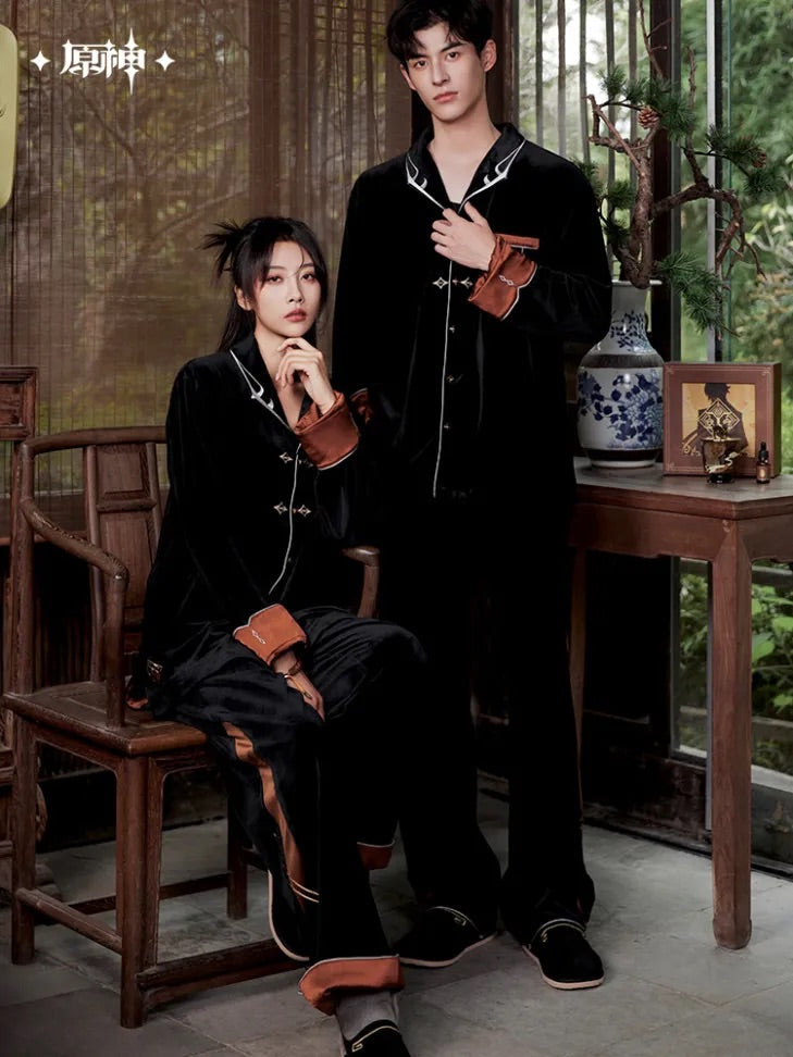 Zhongli Theme Impression Series Velvet Pajama Set (ONLINE ORDER ONLY)