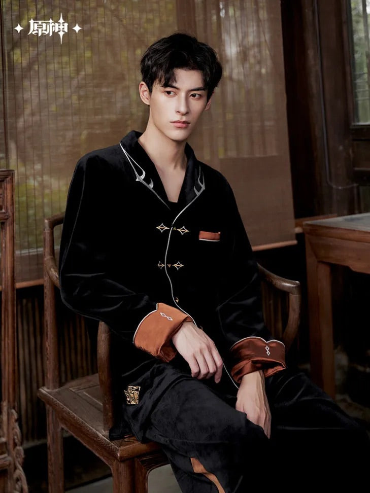 Zhongli Theme Impression Series Velvet Pajama Set (ONLINE ORDER ONLY)