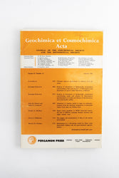 Geochimica et Cosmochimica Acta Journals Volumes (1979-2004)