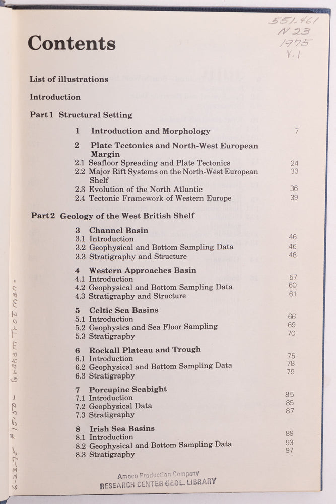 Geology of the North-West European Continental Shelf (ONLINE ORDER ONLY)