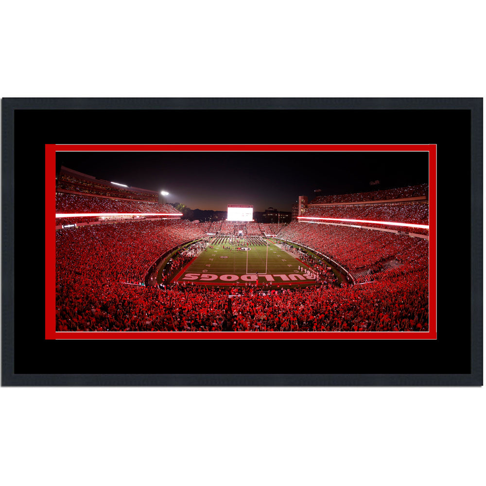 Framed Sanford Stadium Georgia Bulldogs 16x24 NCAA Football Photo Professionally Matted (ONLINE ORDER ONLY)