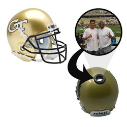 Georgia Tech Yellow Jackets College Football Collectible Mini Helmet - Picture Inside - FANZ Collectibles (Online Order Only) (ONLINE ORDER ONLY)