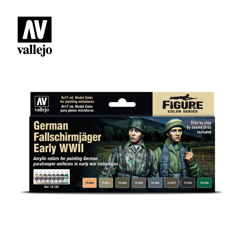 Model Color Figure Series - German Fallschirmjager Early WWII (ONLINE ORDER ONLY)