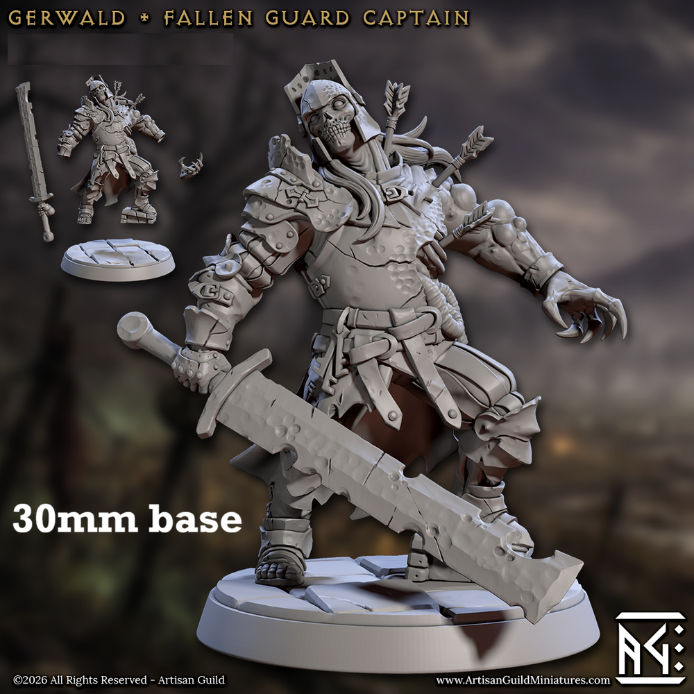 Gerwald, Fallen Guard Captain (Male Zombie Soldier) (ONLINE ORDER ONLY)