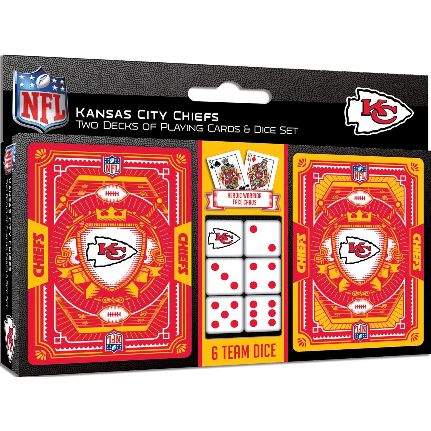 Kansas City Chiefs - 2-Pack Playing Cards & Dice Set (ONLINE ORDER ONLY)
