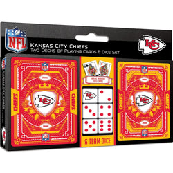 Kansas City Chiefs - 2-Pack Playing Cards & Dice Set (ONLINE ORDER ONLY)