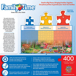 Family Time - Ocean Park 400 Piece Jigsaw Puzzle (ONLINE ORDER ONLY)