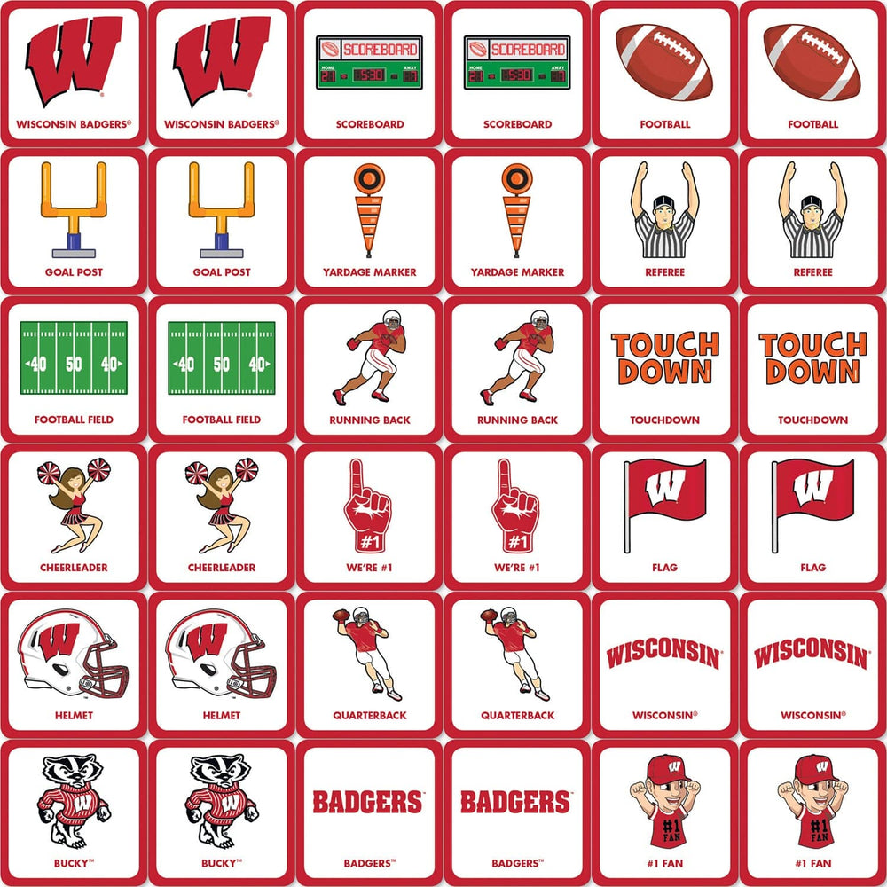 Wisconsin Badgers Matching Game (ONLINE ORDER ONLY)