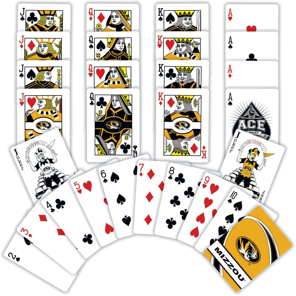 Missouri Tigers Playing Cards - 54 Card Deck (ONLINE ORDER ONLY)