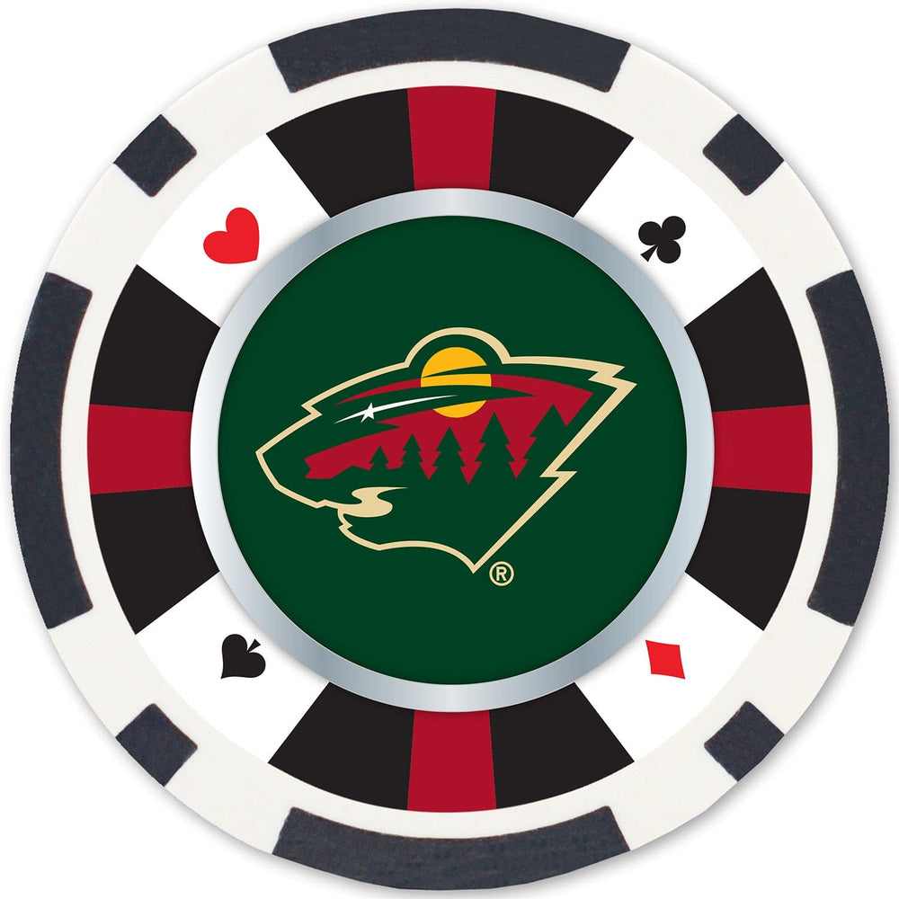 Minnesota Wild 100 Piece Poker Chips (ONLINE ORDER ONLY)