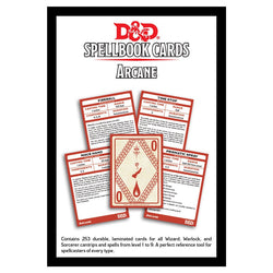 D&D Spellbook Cards: Arcane Deck (ONLINE ORDER ONLY)