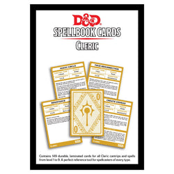 D&D Spellbook Cards: Cleric Deck (ONLINE ORDER ONLY)