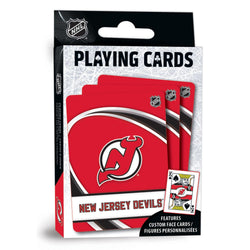 New Jersey Devils Playing Cards - 54 Card Deck (ONLINE ORDER ONLY)