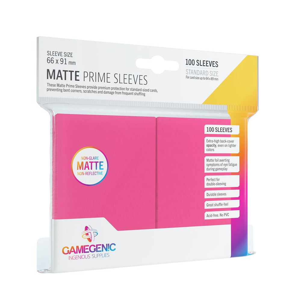 Gamegenic MATTE Prime Sleeves (100 pack) (ONLINE ORDER ONLY)