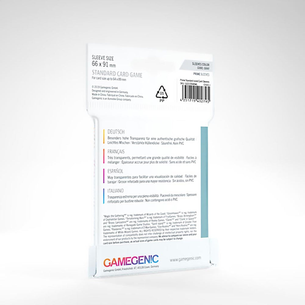 Gamegenic PRIME Sleeves: Standard Card Game (66 x 91 mm) (ONLINE ORDER ONLY)