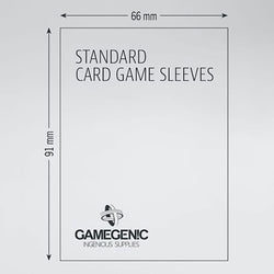 Gamegenic PRIME Sleeves: Standard Card Game (66 x 91 mm) (ONLINE ORDER ONLY)