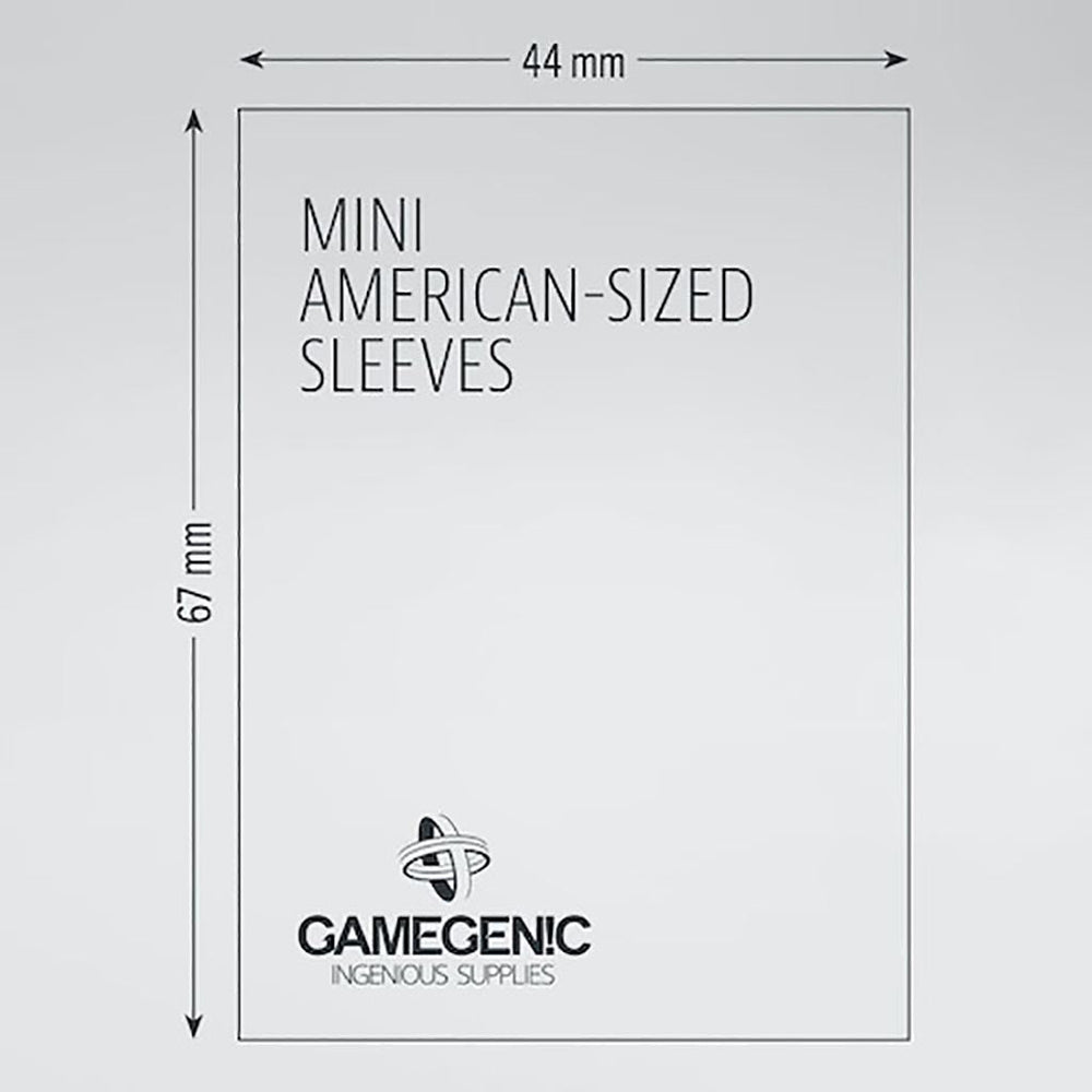 Gamegenic Prime Sleeves: Mini-American (44 x 67 mm) (ONLINE ORDER ONLY)