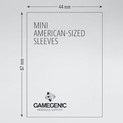 Gamegenic Prime Sleeves: Mini-American (44 x 67 mm) (ONLINE ORDER ONLY)