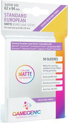 Gamegenic MATTE Sleeves: Standard European (62 x 94 mm) (ONLINE ORDER ONLY)