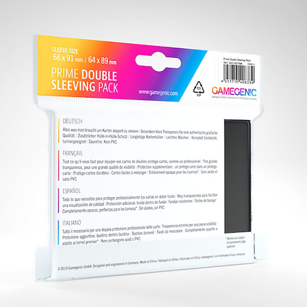 Gamegenic Prime Double Sleeving Pack 80 (ONLINE ORDER ONLY)