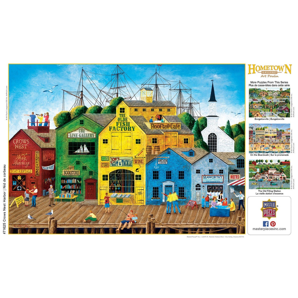 Hometown Gallery - Crows Nest Harbor 1000 Piece Jigsaw Puzzle (ONLINE ORDER ONLY)